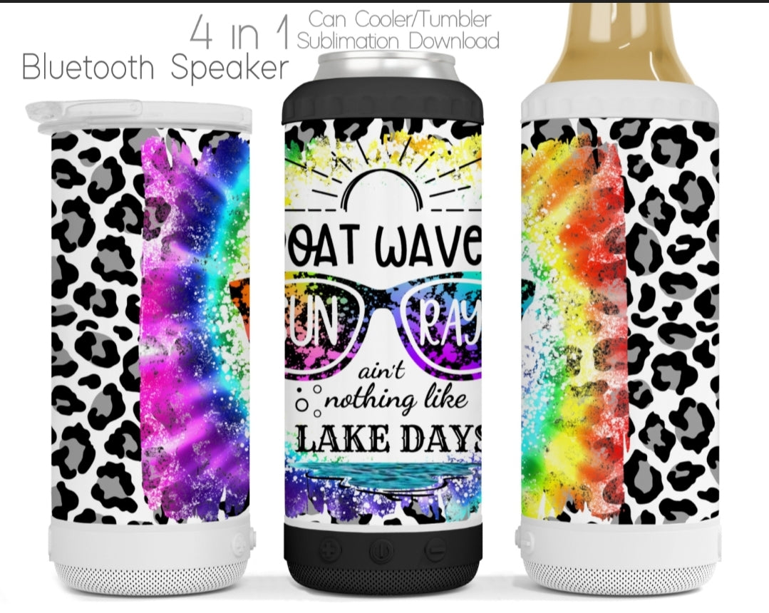 Sublimation Bluetooth Speaker 4-in-1 Koozie