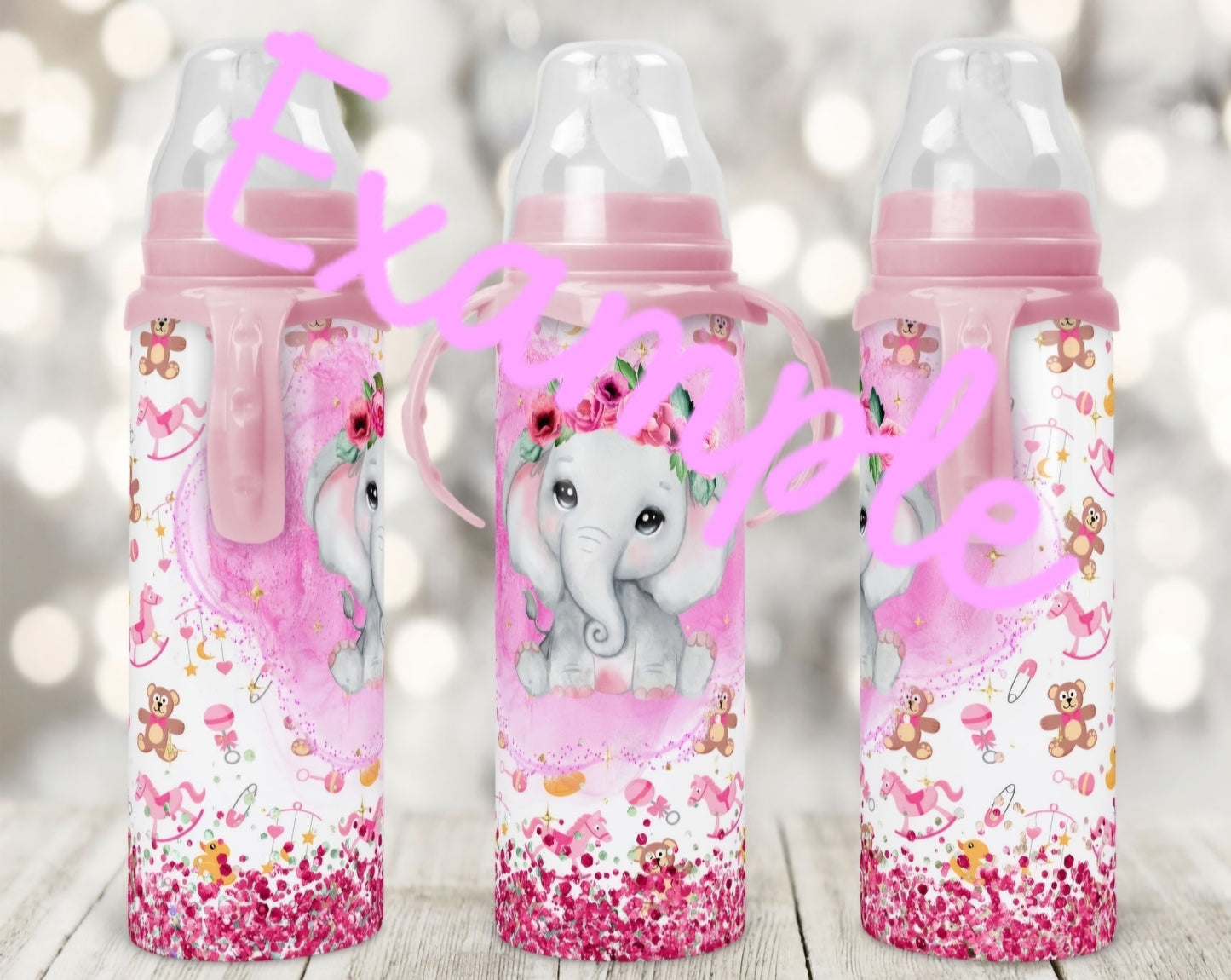 Sublimated 8oz Baby Bottle